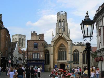St. Helen’s Square, York, looking towards Stonegate and The Minster